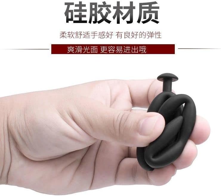 Miniatura 9 de Juego de 8 piezas de dilatador de pene masculino de silicona para vara uretral, obstrucción uretral, expansión de polla, enchufe de estimulación,