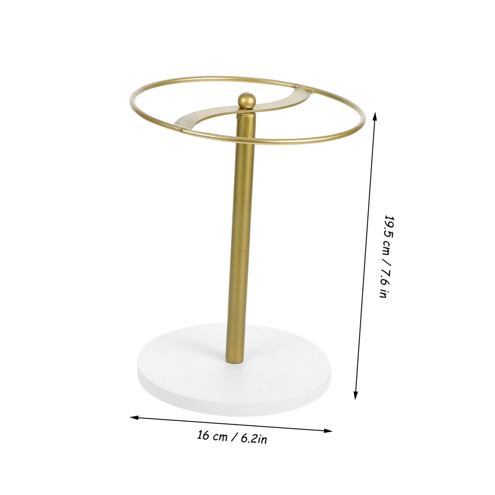 Alipis Sturdy Pine Wood Desk Sunglasses Rack Metal Frame Glasses Display Stand High Capacity Eyewear Organizer