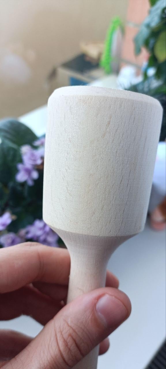Wooden Potatoes Masher - Mashed Potato Masher, Handcrafted from Natural Beech Wood Kitchen Utensil, 11 Inch Length, 7 Inch Handle, Fluffy Mashed Potatoes & Veggies image 5