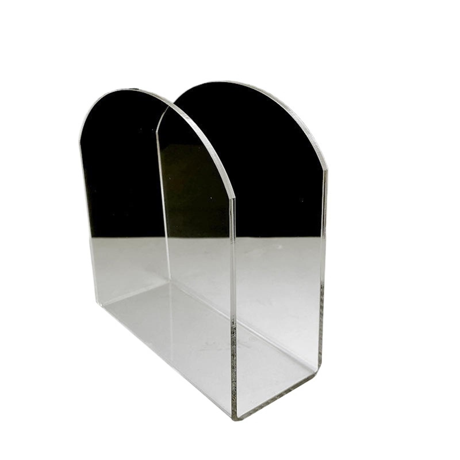 Napkin Holder Napkin Organizer Transparent Holder Modern Tissue Box Square Paper Dispenser Case Vertical(Color 01)