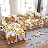 【HOUSSES DE CANAPÉ SECTIONNELLES】 Apportez une sensation douce et confortable à votre canapé avec notre housse de canapé sectionnel. Renouvelez votre canapé tout en offrant une protection complète à 360 degrés.