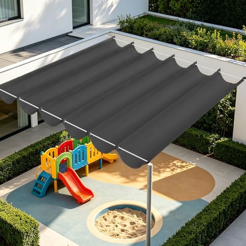 Toile ombrage imperméable rétractable 2x3m résistante à l'eau - 2