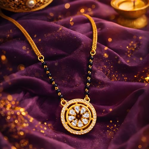 Image of 1 Gram Gold Plated Mangalsutra for Women Stylish Gift for Wife Daily Wear