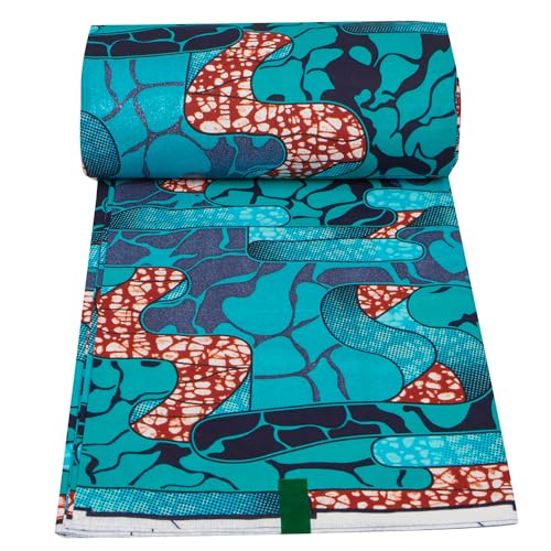 HollandaisWax African Real Wax Fabric Gold Wax Print Batik Soft Pagne Nigeria Ankara Wax Fabric 1518 - Image 5