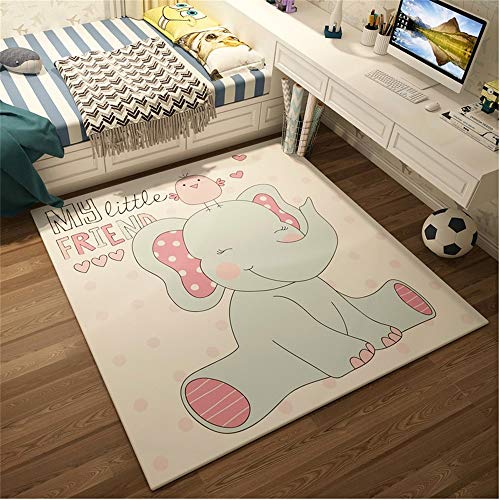 AINUO Area della camera dei bambini Tappeto Camera da letto Soggiorno Tappeto Studio Tappetino per bimbo della ragazza del ragazzo Flanella di cristallo Super morbido senza acari Tappetino per il gioc