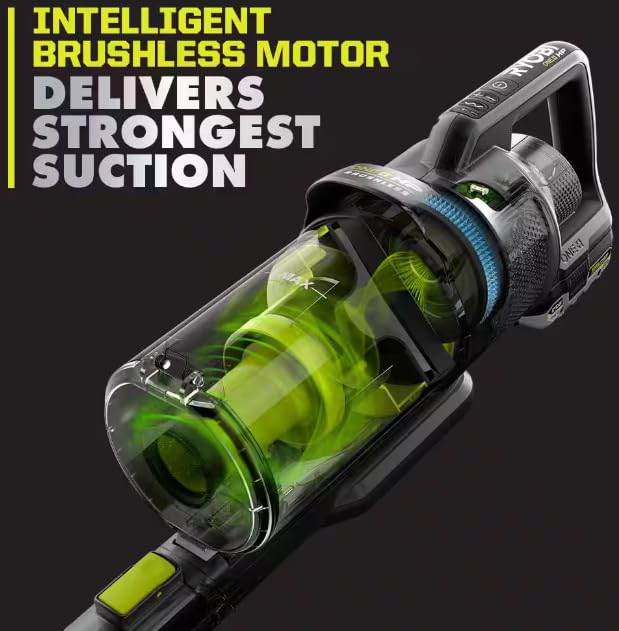 Image of ONEAND HP 18V Cordless Advanced Whisper Series Stick Vacuum KIT with 4.0 AH Battery and