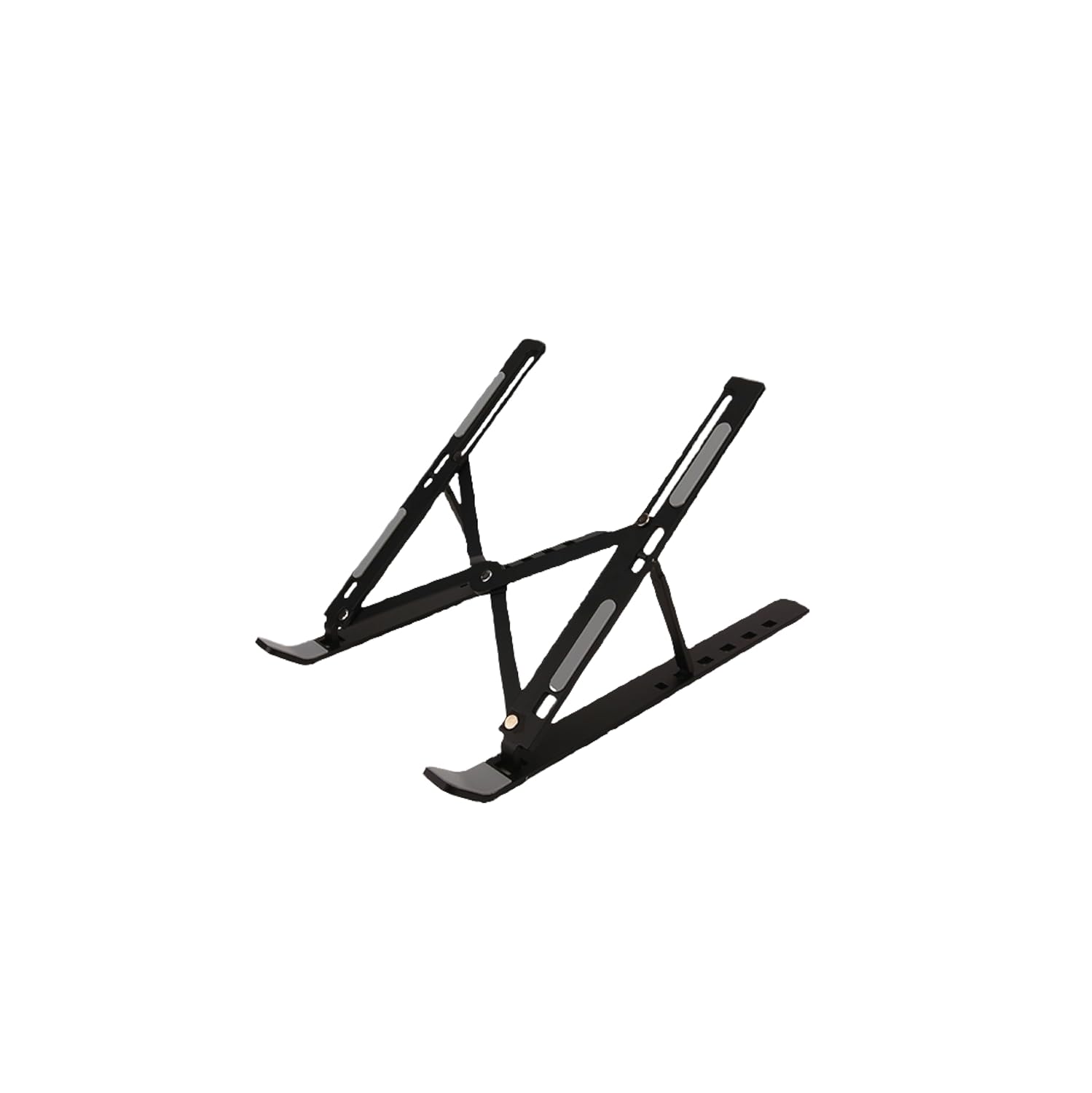 JUST CORSECA Solitude X12 Ergonomic Laptop Stand | Foldable & Portable Design | Promotes Better Posture | Compatible with All Laptops | with Fabric Pouch & Premium Packaging (Black) JUST CORSECA Solitude X12 Ergonomic Laptop Stand | Foldable & Portable Design | Promotes Better Posture | Compatible with All Laptops | with Fabric Pouch & Premium Packaging (Black)