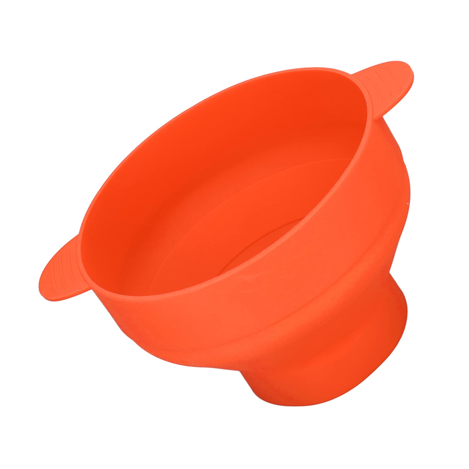 Popper do popcornu w kuchence mikrofalowej Duża silikonowa miska na popcorn bez BPA z uchwytem w pokrywie Składana maszyna do popcornu DIY do użytku w kuchni domowej (Pomarańczowy)