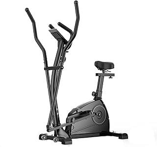 Exercise Stationary Fitness Bike - Quiet Fitness Bike, Upright Recumbent Workout Bike, Magnetic Resistance Exercise Bike, Recumbent Magnetic Exercise Bike, Desk Elliptical Mini Bike