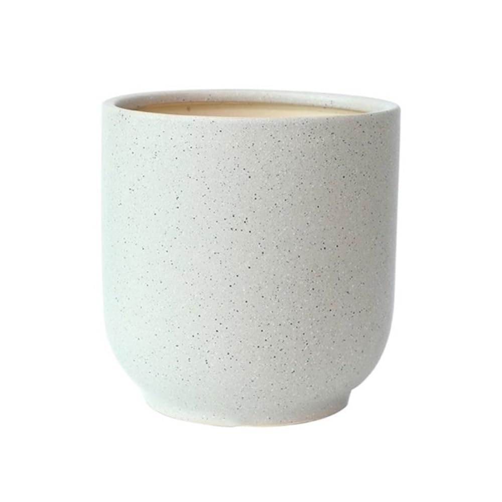 Doniczki, Ceramiczna duża doniczka do wnętrz i na zewnątrz, pojemnik z otworami drenażowymi