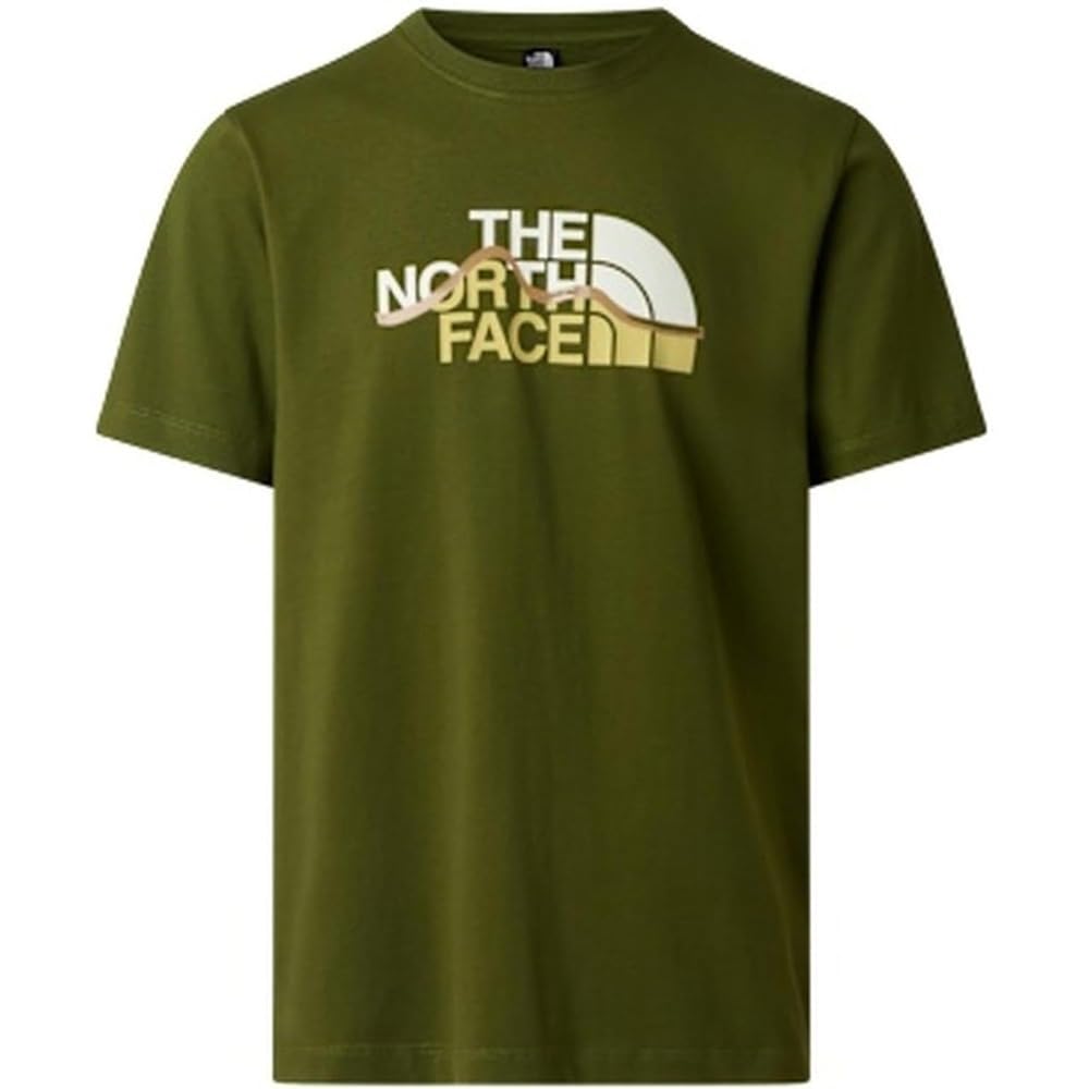 The North Face Green Mnt Line Regular Short Sleeve Tee - Male - Tops - S - Sport