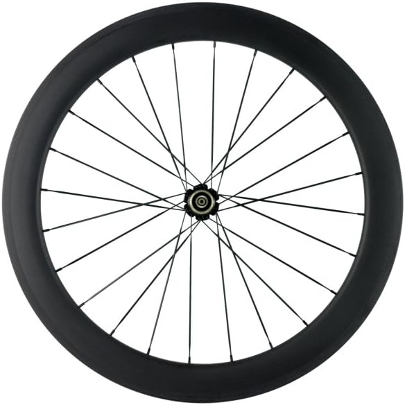 SunRise Bike Carbon Wheels 60mm Depth 25mm Width Clincher Wheelset 700c Road Cycling Rim : Sports & Outdoors