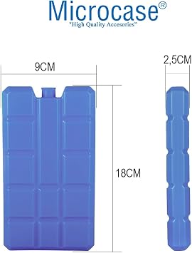 Microcase 2in1 Set Tek Kişilik Termal Çantası 6 LT + 2 Adet 400 ML Soğutucu Buz Kasedi AL5431