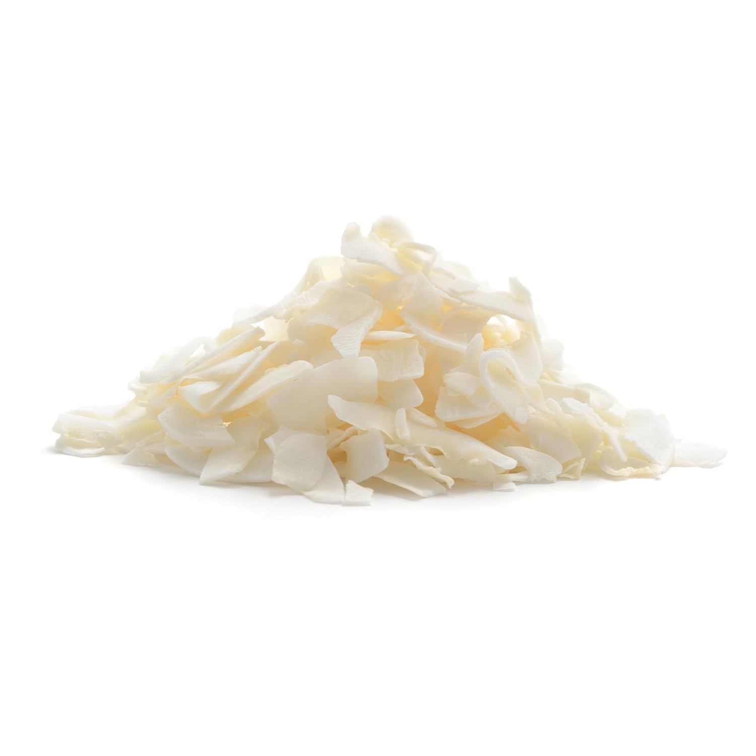 NUTS U.S. Unsweetened Raw Coconut Chips, Non-GMO Real Coconuts, 2 LB Resealable Bag - Fiber-Rich Healthy Snack