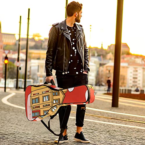 Cute House Étui de protection rembourré pour guitare acoustique classique, Multicolore 07, 42.9×16.9×4.7 in, Organiseur… - Les Beatles, Paul McCartney, John Lennon, RIngo Starr, George Harrison Cute House Étui de protection rembourré pour guitare acoustique classique, Multicolore 07, 42.9x16.9x4.7 in, Organiseur… – Image 7
