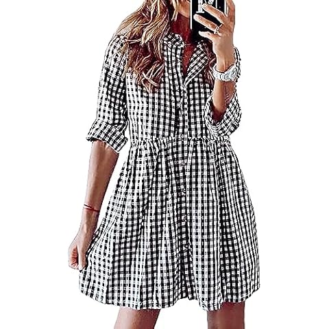 Robe Chemise Vichy FANCYINN Cover