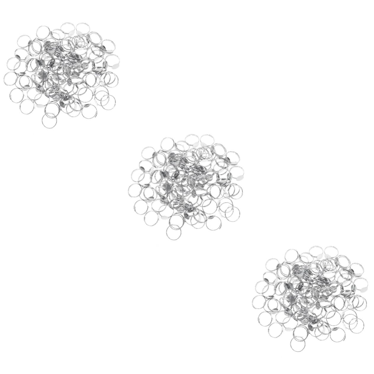 Bases de bagues ajustables TEHAUX en acier inoxydable pour éviter les erreurs de taille