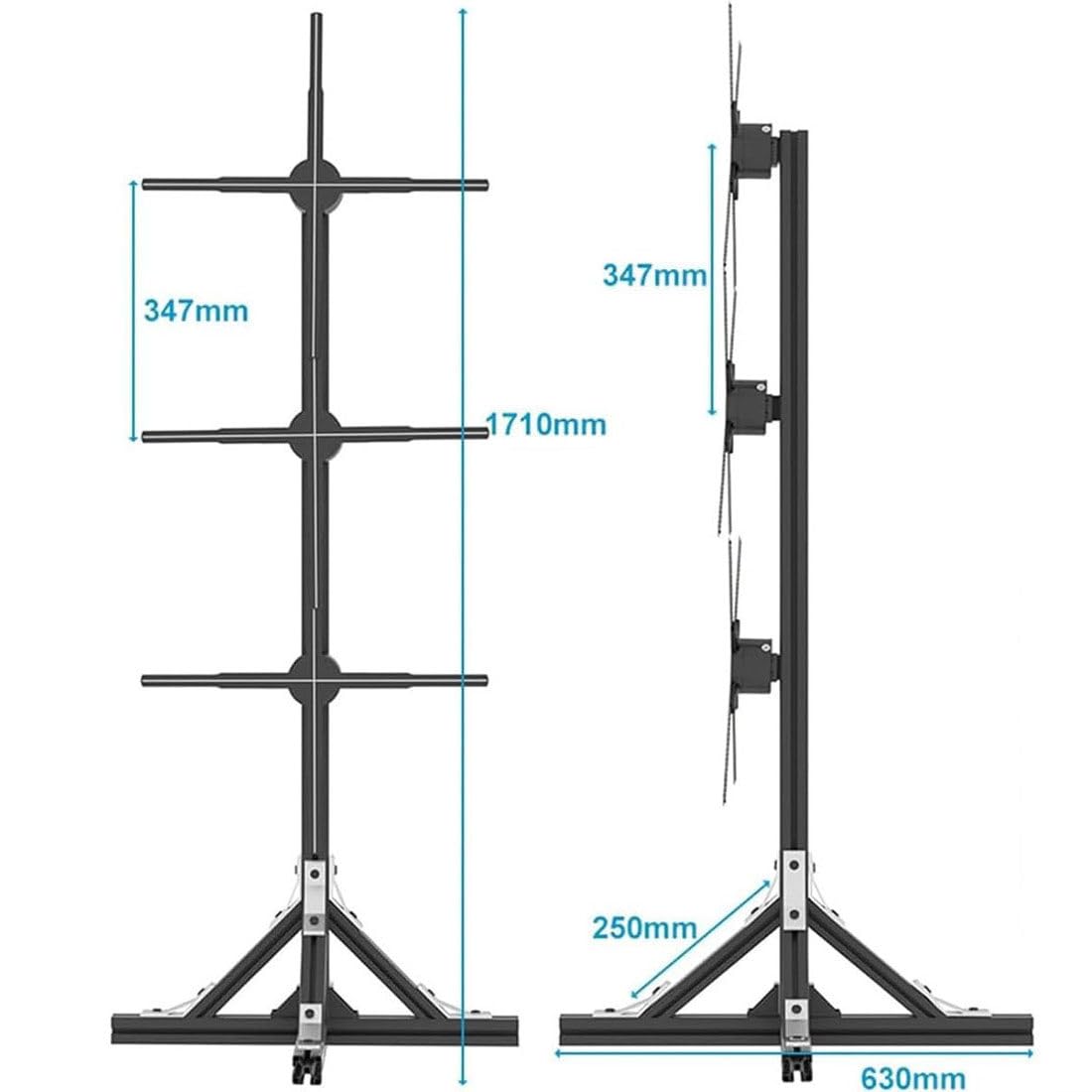 Holograficzny Projektor 3D Z Wentylatorem, Pionowa Maszyna Reklamowa Hd Z Pilotem/Wi-Fi/Bluetooth Do Dynamicznych Prezentacji Wizualnych