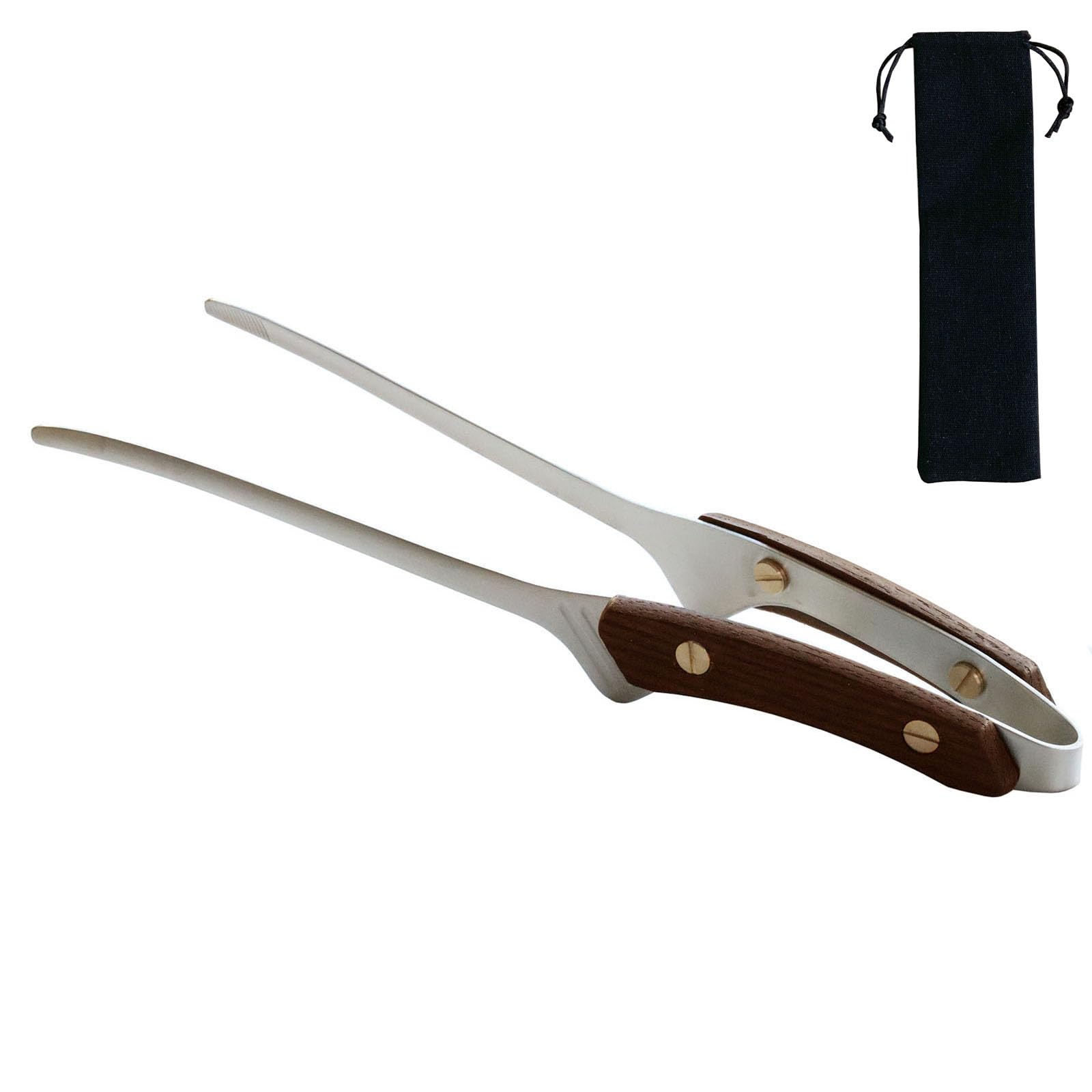 Outdoor Camping BBQ Chopsticks Tongs Stainless Steel Grill Tongs 9.4 inches (24 cm) : Home & Kitchen