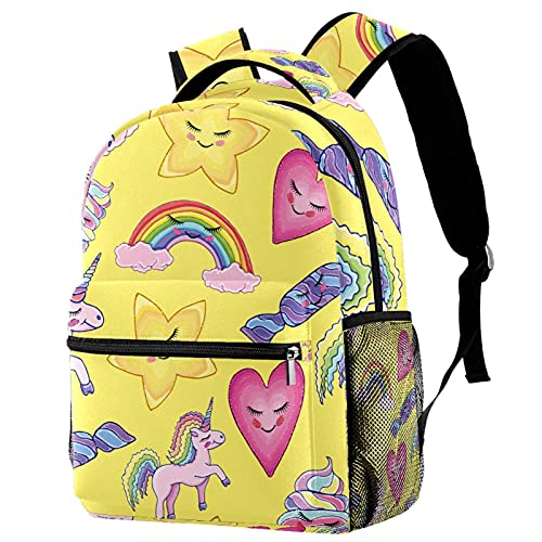 Sac à dos voyage licorne jaune : fini le désordre sur le campus