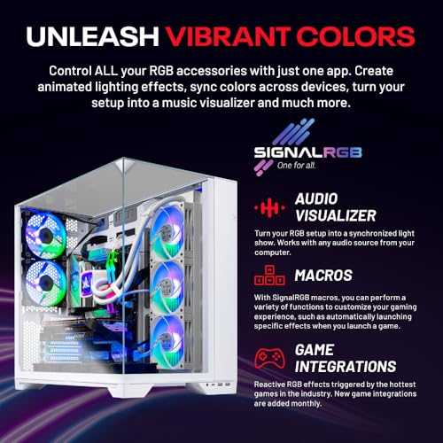 Skytech O11 Vision Gaming PC Desktop, Intel i9 14900K 3.2 GHz (5.7GHz Turbo), NVIDIA RTX 5080 16GB, 2TB Gen4 NVMe SSD, 32GB DDR5 RAM 6000 RGB, 850W Gold ATX 3 PSU, 360mm ARGB AIO, Wi-Fi, Win 11 - Image 5