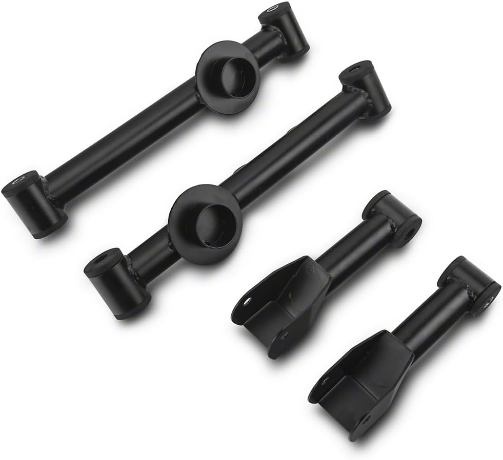 Rear Upper and Lower Control Arms in Black Fits Ford Mustang 1979-2004 Excluding 1999-2004 Cobra