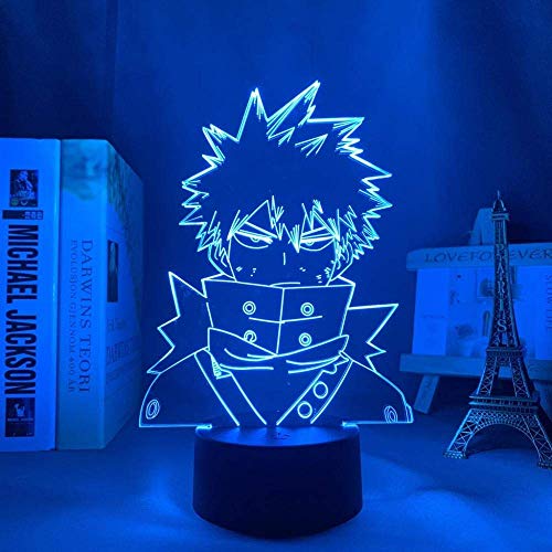 3D noche luz 3D led noche luz anime mi héroe academia Cover