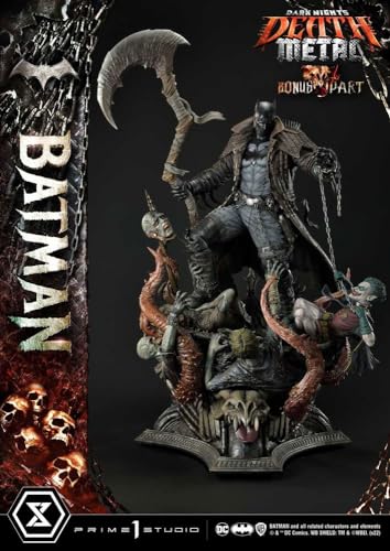 Prime 1 Studio Dark Knights: Metal Estatuilla 1/3 Death Metal Batman Deluxe Bonus Ver. 105 cm