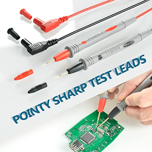 Btmeter Bt-39C True Rms Digital Multimeter Auto Ranging For Ac Dc Voltage,Current, Resistance, Capacitance Tester With Temp Battery Led Test Auto Backlit #TOP2