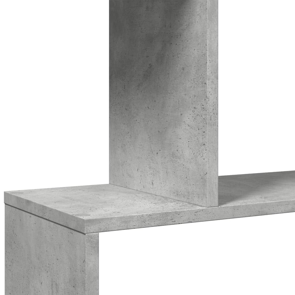 vidaXL Libreria Divisorio 5Piani Grigio Cemento 70x24x161cm Truciolato
