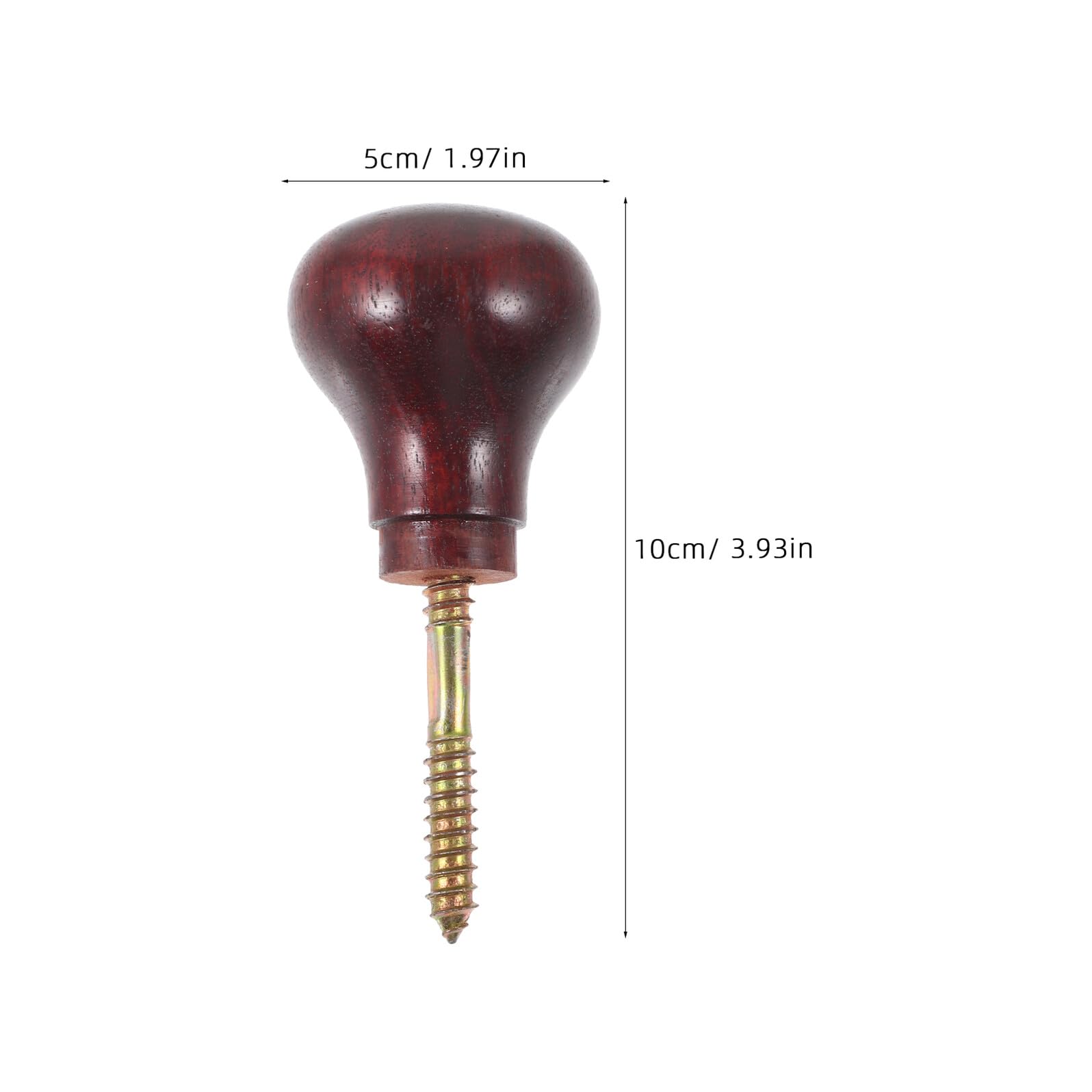 2piezas Mango de Caña de Madera Maciza de Mango de Madera Agarre Ergonómico Antideslizante para Personas Mayores Repuesto de Empuñadura para Bastón para Soporte de Ayuda