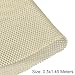 uxcell Beige Speaker Mesh Grill Stereo Fabric Dustproof 0.5x1.45M 20 x 57 Inch