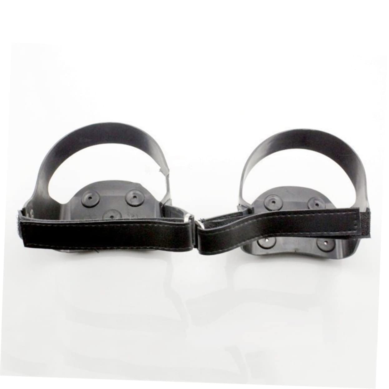 POPETPOP Ramponi 5 Denti in Silicone per Scarpe da Escursionismo e Arrampicata, Tacchetti Antiscivolo Striscia Riflettente, Leggero e Resistente, per Trekking Invernale su Ghiaccio e Neve,