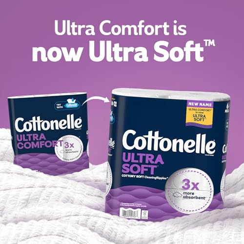 Image of Cottonelle Ultra Soft Toilet Paper, 9 Mega Rolls = 36 Regular Rolls, Packaging May Vary