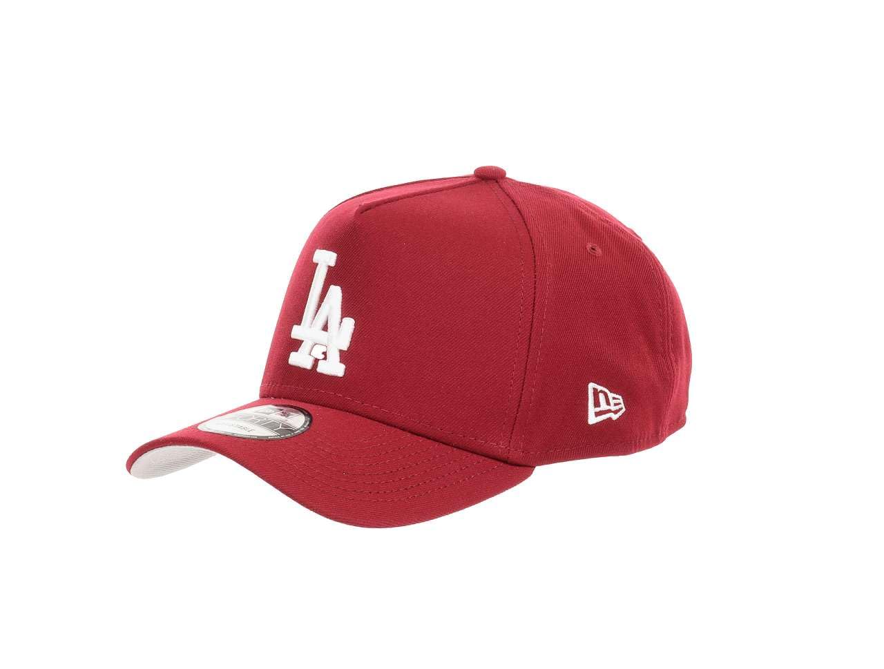 New Era Los Angeles Dodgers MLB Cardinal Red White 9Forty A-Frame Snapback Cap โ image 1