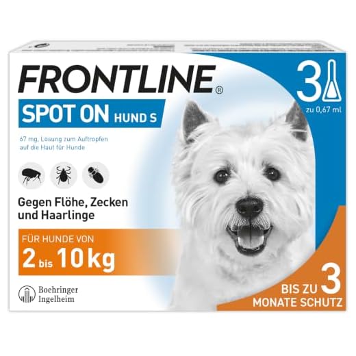 Frontline Spot On H 10 Lösung für Hunde