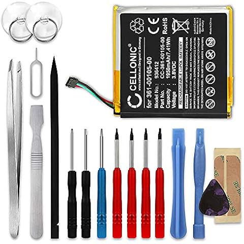 Batería de Repuesto 361-00105-00 para Garmin Edge 1030 Cover