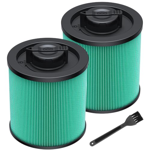 Image of DXVC6914 Vacuum Filter Replacement for DEWALT DXV06P DXV09P DXV10P DXV10PL | for DEWALT DXV10SA DXV12P DXV14P DXV16P Wet /Dry Vac Vacuum Cleaner (NOT fits for DXV04T DXV05P DXV05S DXV06G DXV08S) 2 Pack