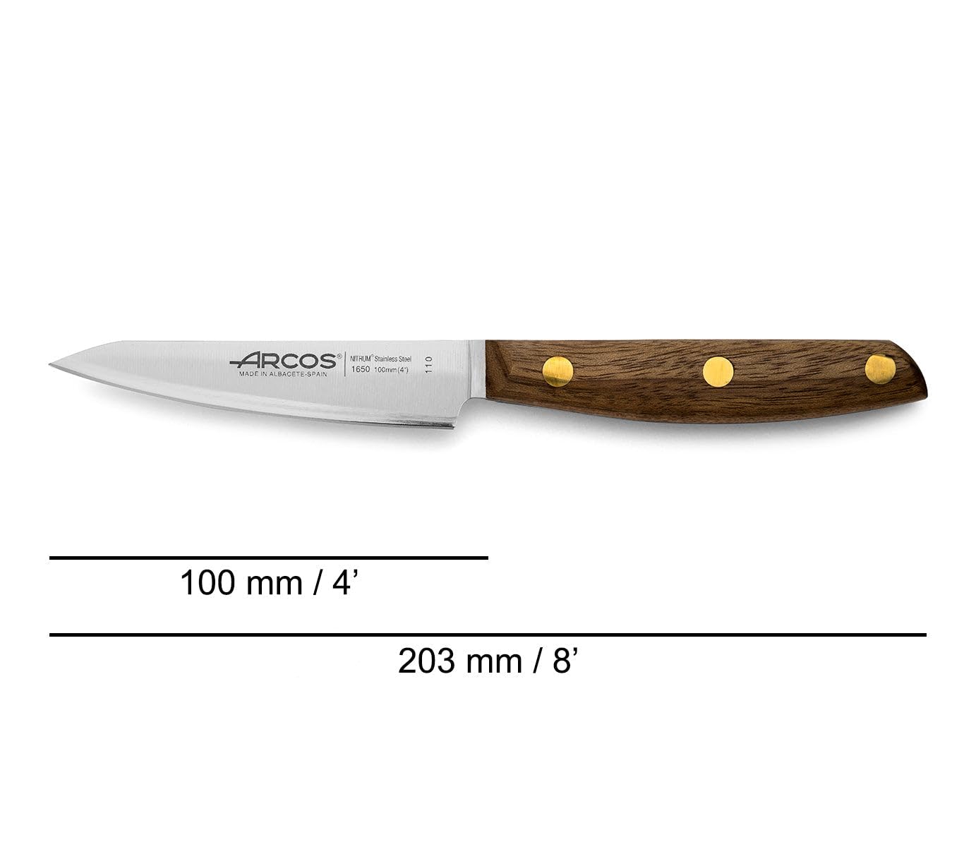 Amazon | ARCOS アルコス ノルディカ・ペティナイフ 刃渡り100mm