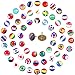 100 Piezas Mapa de Chinchetas, Chinchetas, Chinchetas Bandera, Chinchetas de Colores, Utiliza para Fijar Papel en un Tablero de Corcho o Marcar el País en el Mapa Mundial