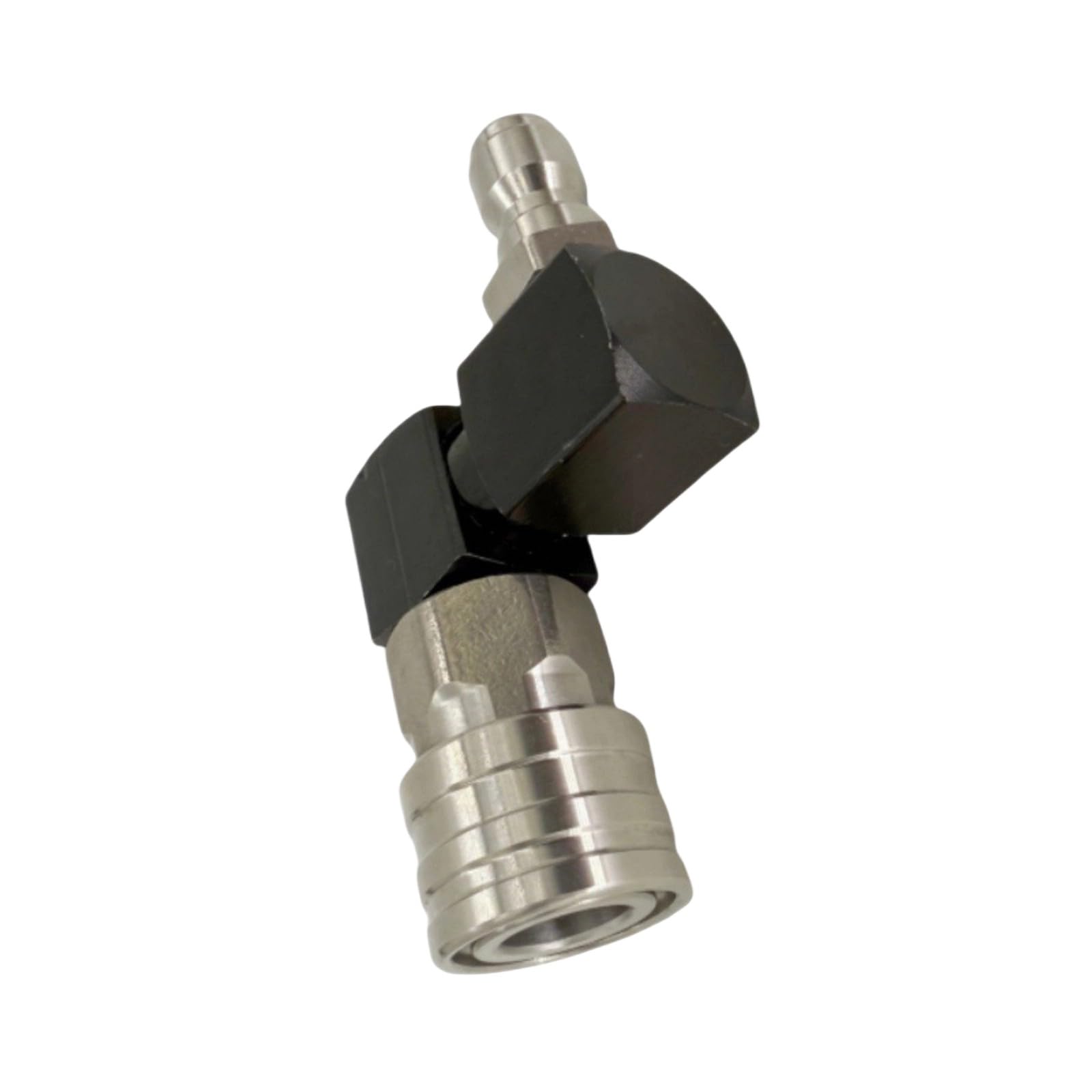 QIAOLIDA 360 Degree Rotating High Pressure Quick Connection Nozzle For Water Hose With 1/4 Inch Fast Release Fitting Metal Constr