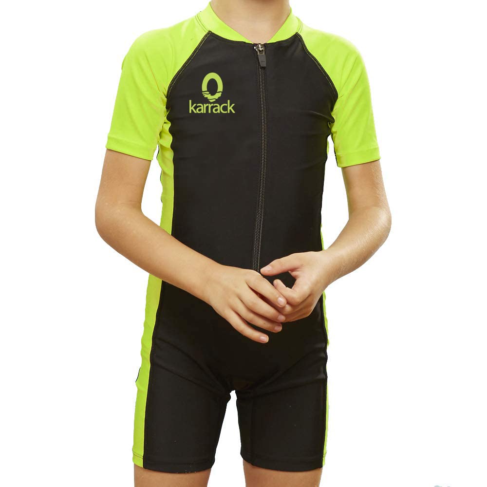 Snapklik.com : Karrack Girls And Boys One Piece Rash Guard Swimsuit Kid ...