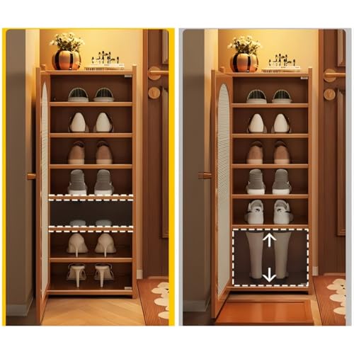 Armoire à chaussures gain de place pour désencombrer une entrée étroite de maison