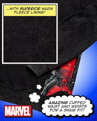 Marvel Avengers Men's Graphic Sweatshirt - The Amazing Spider-Man Novelty Fleece Crew Neck Pullover Sweatshirt for Men (S-XL)4