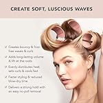 Kitsch XL Ceramic Thermal Rollers - Self Grip Hair Rollers for Blowout Look Long Hair, Medium & Short Hair, Large Hair Rollers for Volume & Curls, Thermal Curlers - Terracotta, 4pcs - Image 3