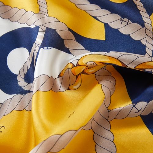 100% Mulberry Silk Square Scarf 27''x27'' Neck Scarf Hair Scarf Headscarf Bandanas for Women4