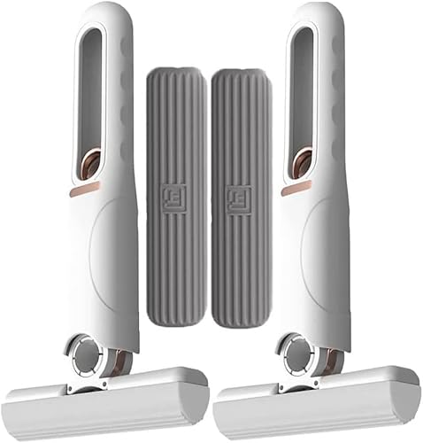 Mini trapeador para espacios pequeños, mini trapeador autolimpiante, mini fregona portátil sin lavado, para limpieza de mascotas, automóviles,