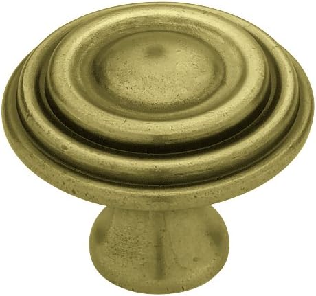 Liberty PBF524Y-ABT-C 38mm Ringed Cabinet Hardware Knob