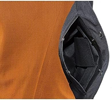 Miniatura 5 de Dream - Chaleco de cuero para mujer, 7 bolsillos, bolsillos laterales, bolsillo para pistola en el interior, regular, Regular