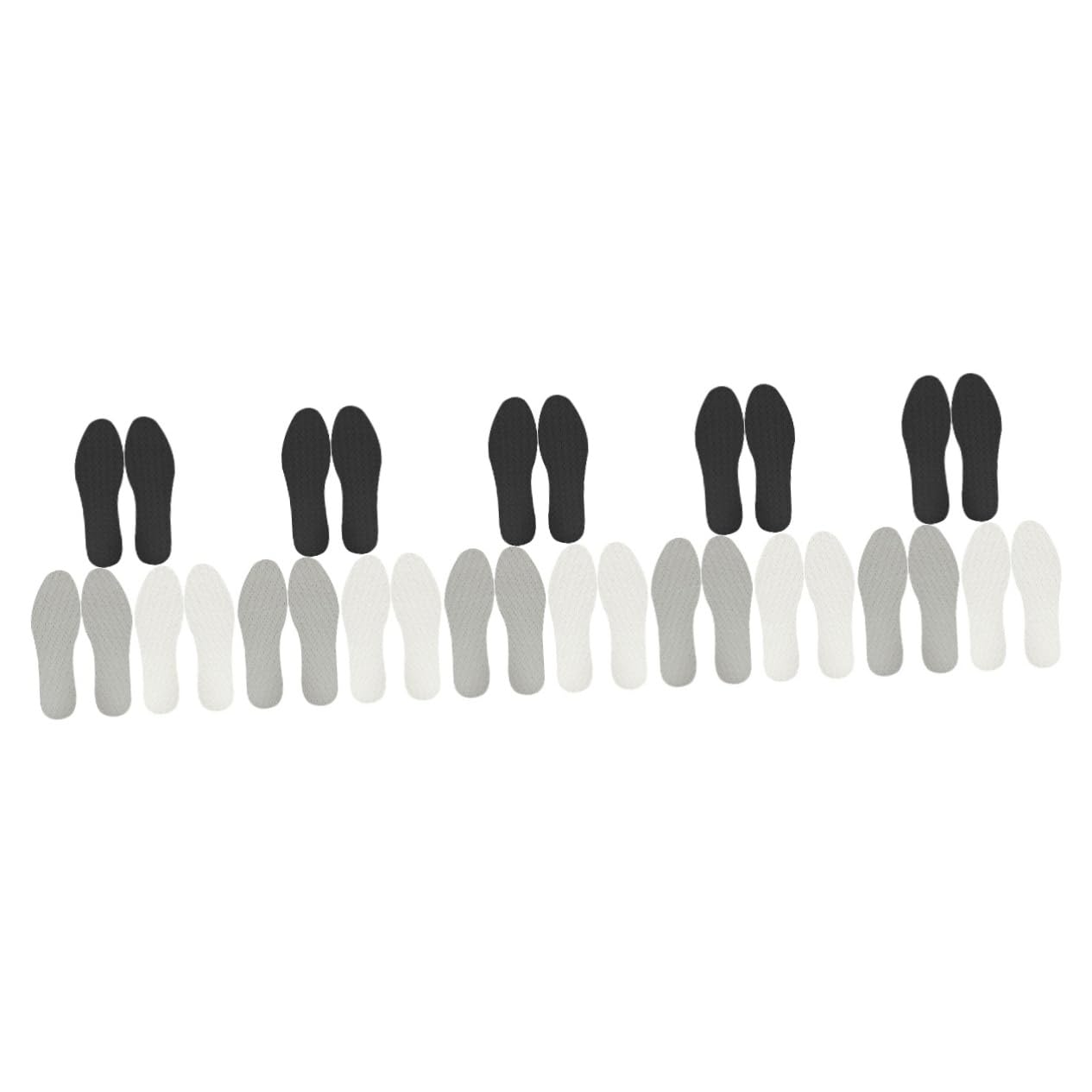FRCOLOR 15paare Latex Einlegesohlen Für Damen Und Atmungsaktive Bequeme Und Zuschneidbare Schuhpolster Für Sportschuhe Sneaker Und -schuhe